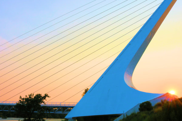 Sundial Bridge in Redding, California